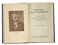 Bild von Alfred Witte im Regelwerk 1935. Quelle: Regelwerk für Planetenbilder, 3. Auflage, Witte-Verlag Ludwig Rudolph